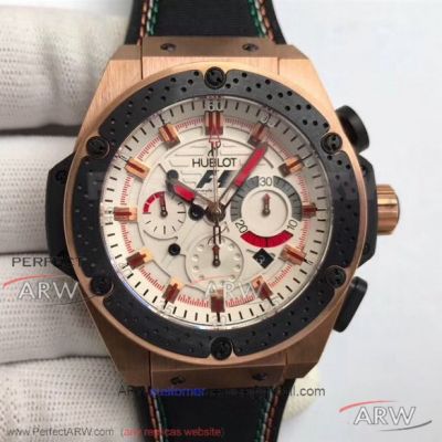 HB Factory Hublot Big Bang F1 King Power Great Britain Rose Gold Case 48 MM Swiss 7750 Watch 703.OM.6912.HR